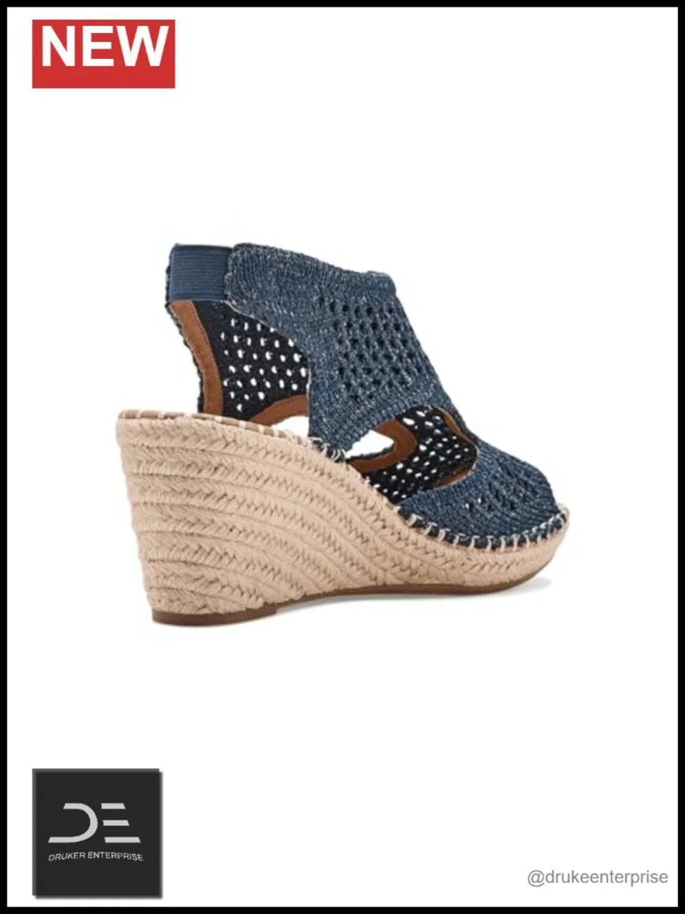 Women's Suede Wedge Sandals Peep Toe Ankle Strap Espadrille Inspired Comfort